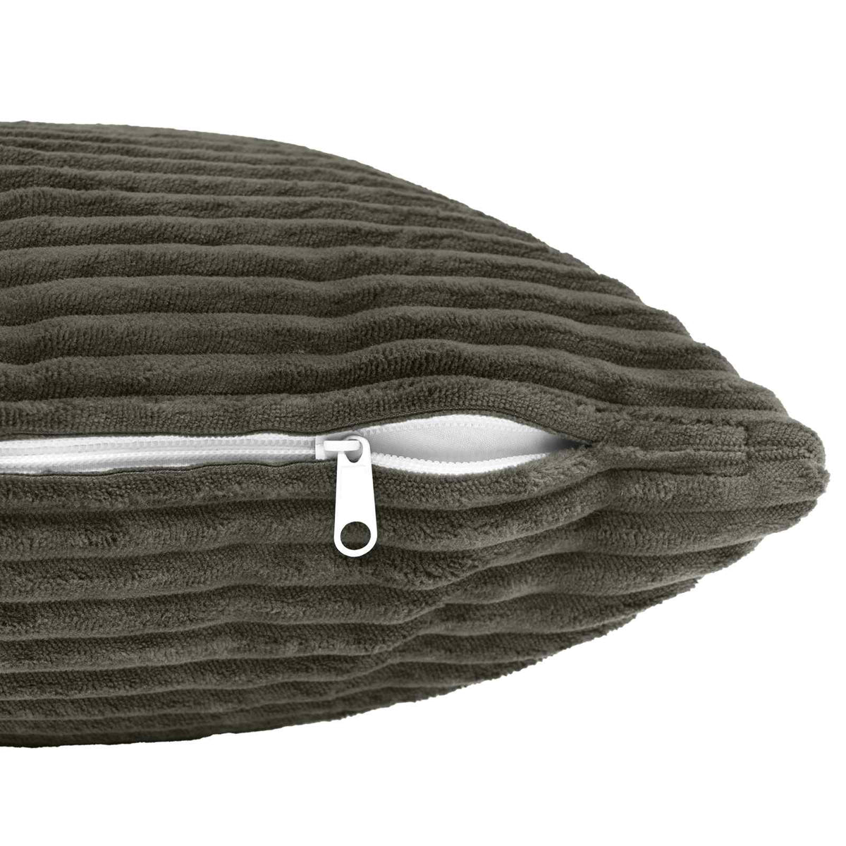Kussensloop 6 pcs HEERLEN Antracietkleurig 40 x 80 cm corduroy