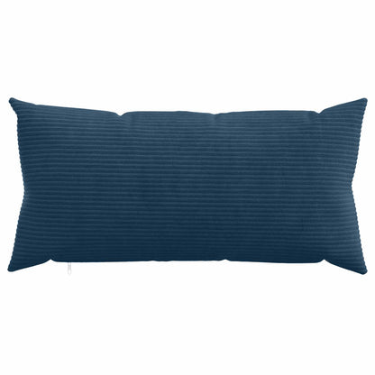 Kussensloop 2 pcs HEERLEN Marineblauw 40 x 80 cm corduroy