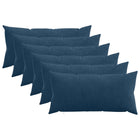 Kussensloop 6 pcs HEERLEN Marineblauw 40 x 80 cm corduroy