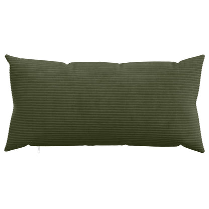 Kussensloop 6 pcs HEERLEN Groen 40 x 80 cm corduroy