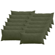Kussensloop 40x80 cm groen corduroy (12 stuks)