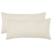 Kussensloop 40x80 cm crèmekleurig bouclé