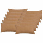 Kussensloop 40x80 cm beige bouclé set van 12