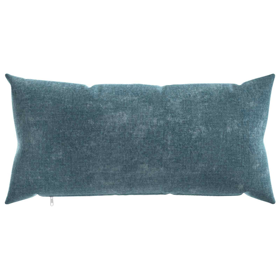 Kussensloop 2 st HEERLEN Blauw 40 x 80 cm Chenille Stof