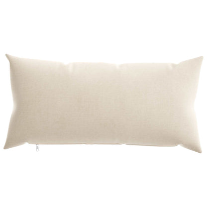 Kussensloop 6 st HEERLEN Crèmekleurig 40 x 80 cm Chenille Stof
