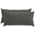 Kussensloop 2 pcs HEERLEN Antraciet 40 x 80 cm Polyester