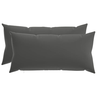Kussensloop 2 pcs HEERLEN Antraciet 40 x 80 cm Polyester