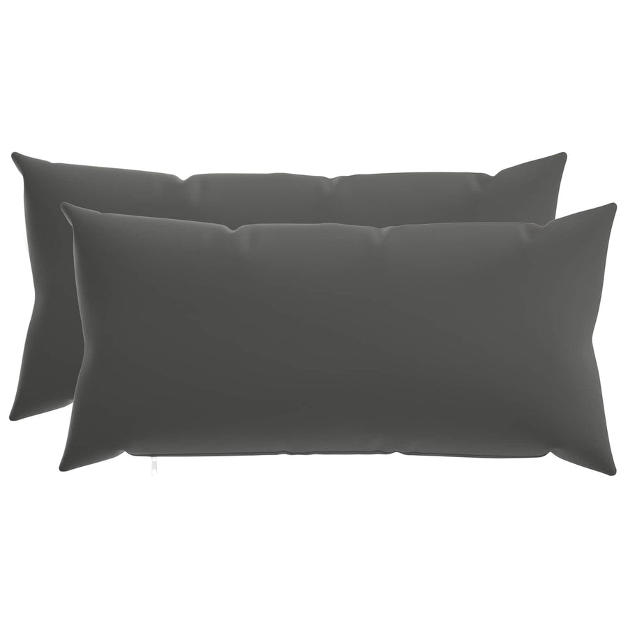 Kussensloop 2 pcs HEERLEN Antraciet 40 x 80 cm Polyester