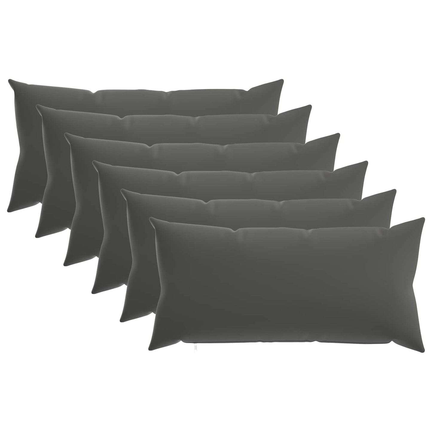 Kussensloop 6 pcs HEERLEN Antraciet 40 x 80 cm Polyester