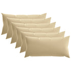 Kussensloop 6 pcs HEERLEN Beige 40 x 80 cm Polyester