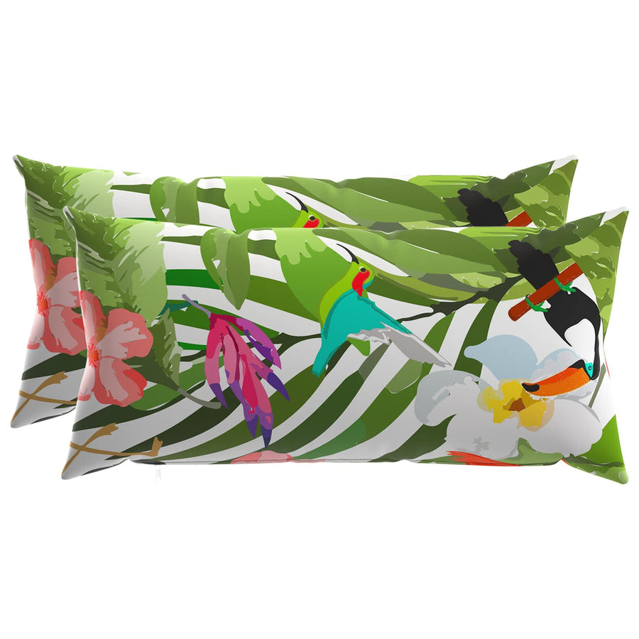 Kussensloop 2 pcs HEERLEN Zwart 40 x 80 cm Polyester