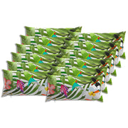 Kussensloop zwart 40 x 80 cm polyester set van 12