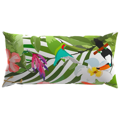 Kussensloop 12 pcs HEERLEN Zwart 40 x 80 cm Polyester