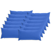 Kussenslopen 12 stuks 40x80 cm koninklijk blauw polyester