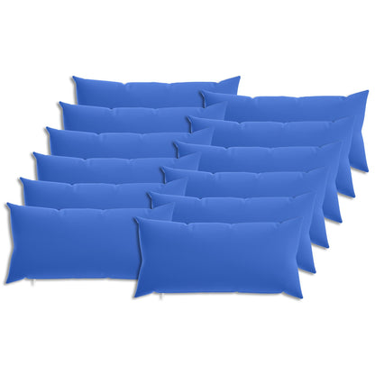 Kussensloop 12 st HEERLEN Koninklijk Blauw 40 x 80 cm Polyester
