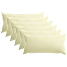 Kussensloop 6 pcs HEERLEN Crèmekleurig 40 x 80 cm Polyester