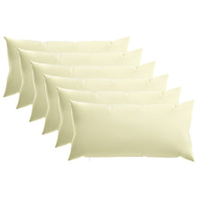 Kussensloop 6 pcs HEERLEN Crèmekleurig 40 x 80 cm Polyester