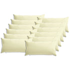 Kussensloop 12 pcs HEERLEN Crèmekleurig 40 x 80 cm Polyester