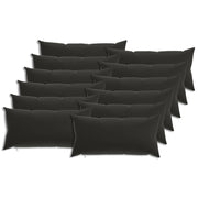 Kussensloop 40 x 80 cm polyester meerkleurig set van 12