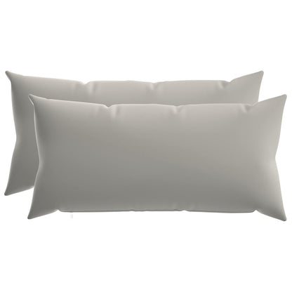 Kussensloop 2 pcs HEERLEN Grijs 40 x 80 cm Polyester