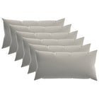 Kussensloop 6 pcs HEERLEN Grijs 40 x 80 cm Polyester