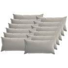Kussensloop 12 pcs HEERLEN Grijs 40 x 80 cm Polyester