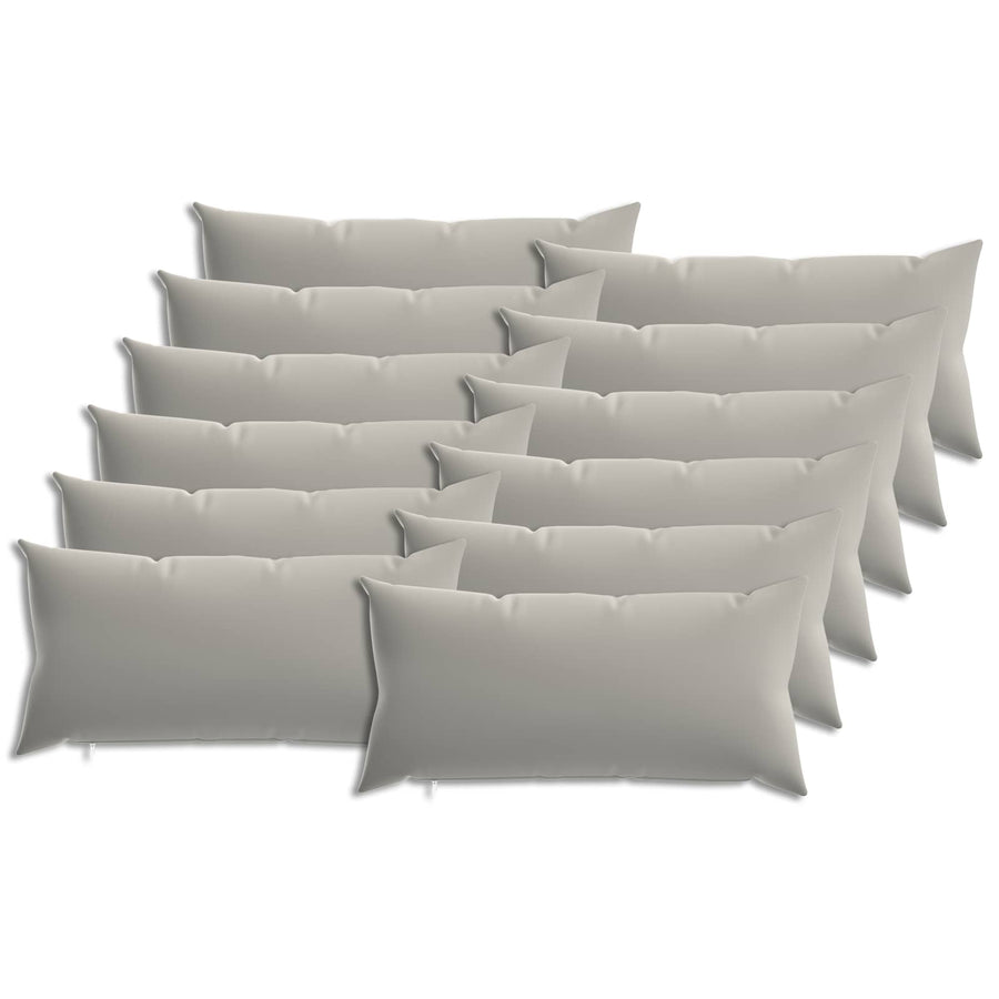 Kussensloop 12 pcs HEERLEN Grijs 40 x 80 cm Polyester