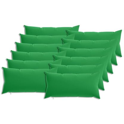 Kussensloop 12 pcs HEERLEN Groen 40 x 80 cm Polyester