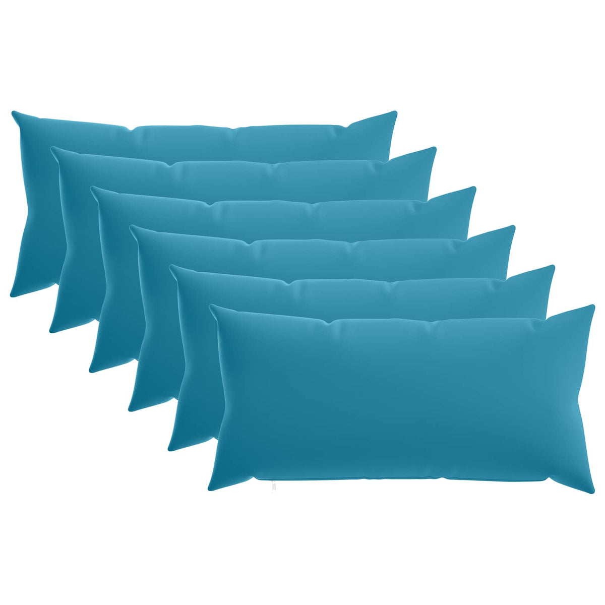 Kussensloop 6 pcs HEERLEN Lichtblauw 40 x 80 cm Polyester