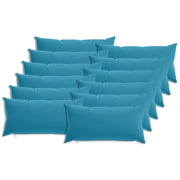 Kussensloop 12 stuks lichtblauw 40x80 cm polyester