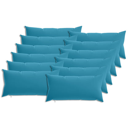 Kussensloop 12 pcs HEERLEN Lichtblauw 40 x 80 cm Polyester