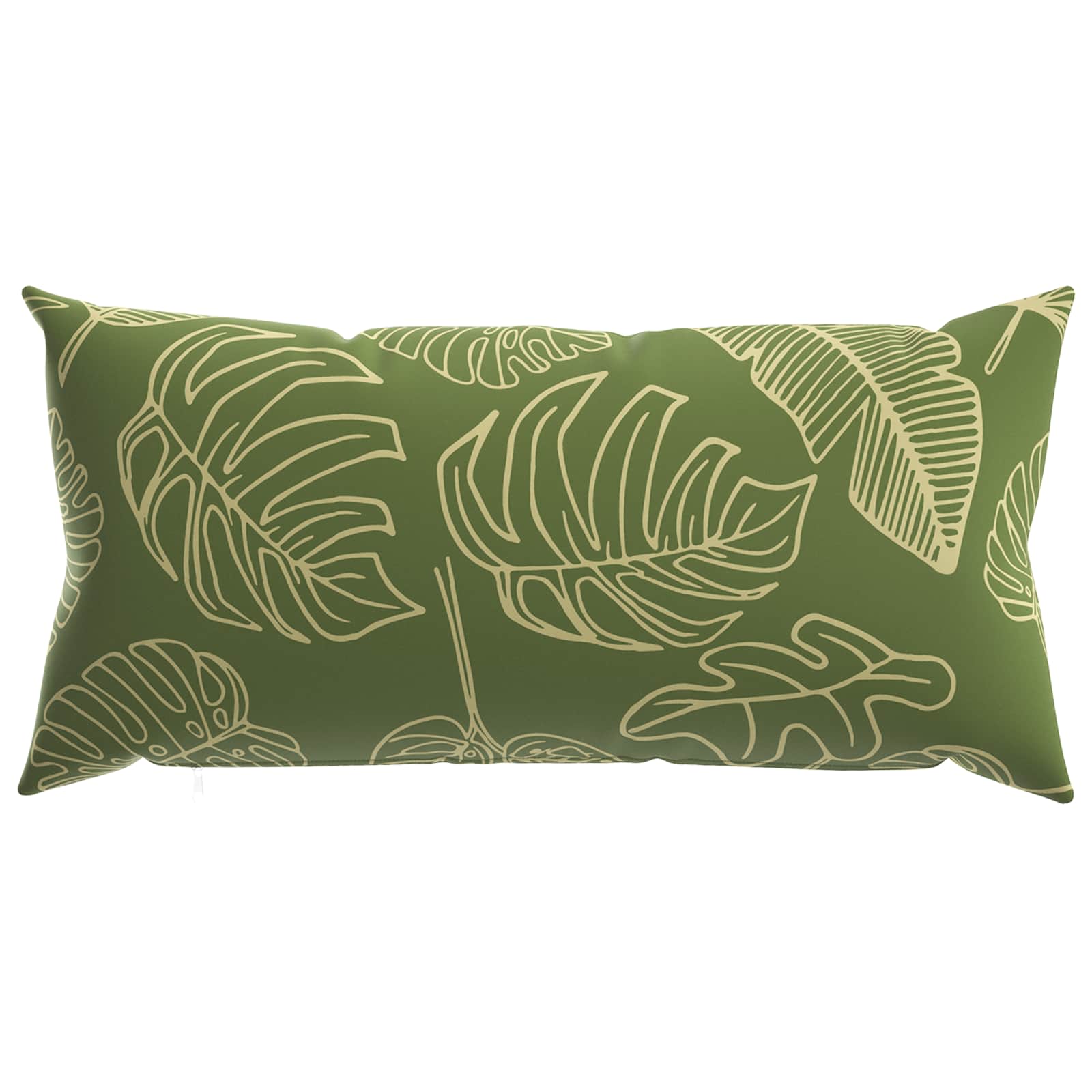 Kussensloop 2 pcs HEERLEN Bladontwerp 40 x 80 cm Polyester