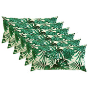 Kussensloop 40 x 80 cm polyester bladpatroon 6 stuks