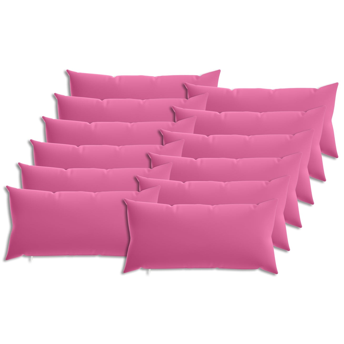 Kussensloop 12 pcs HEERLEN Roze 40 x 80 cm Polyester
