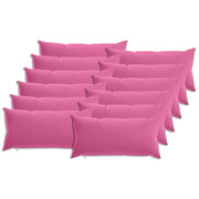 Kussensloop 40x80 cm roze polyester (12 stuks)