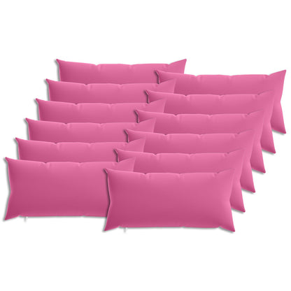 Kussensloop 12 pcs HEERLEN Roze 40 x 80 cm Polyester