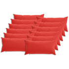 Kussensloop 12 pcs HEERLEN Rood 40 x 80 cm Polyester