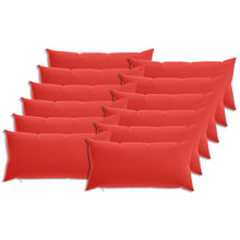 Kussensloop 12 pcs HEERLEN Rood 40 x 80 cm Polyester