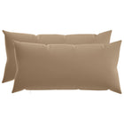 Kussensloop 2 st HEERLEN Taupe 40 x 80 cm Polyester