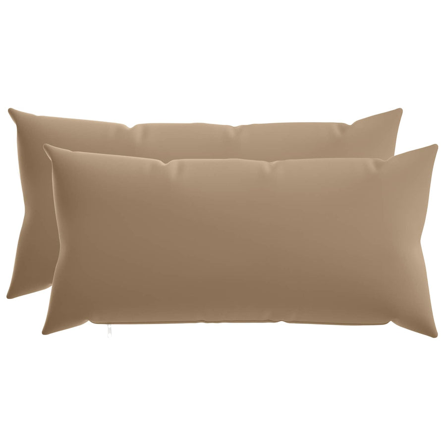 Kussensloop 2 st HEERLEN Taupe 40 x 80 cm Polyester
