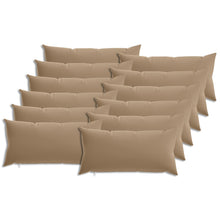 Kussensloop 12 st HEERLEN Taupe 40 x 80 cm Polyester