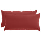 Kussensloop 2 pcs HEERLEN Wijnrood 40 x 80 cm Polyester