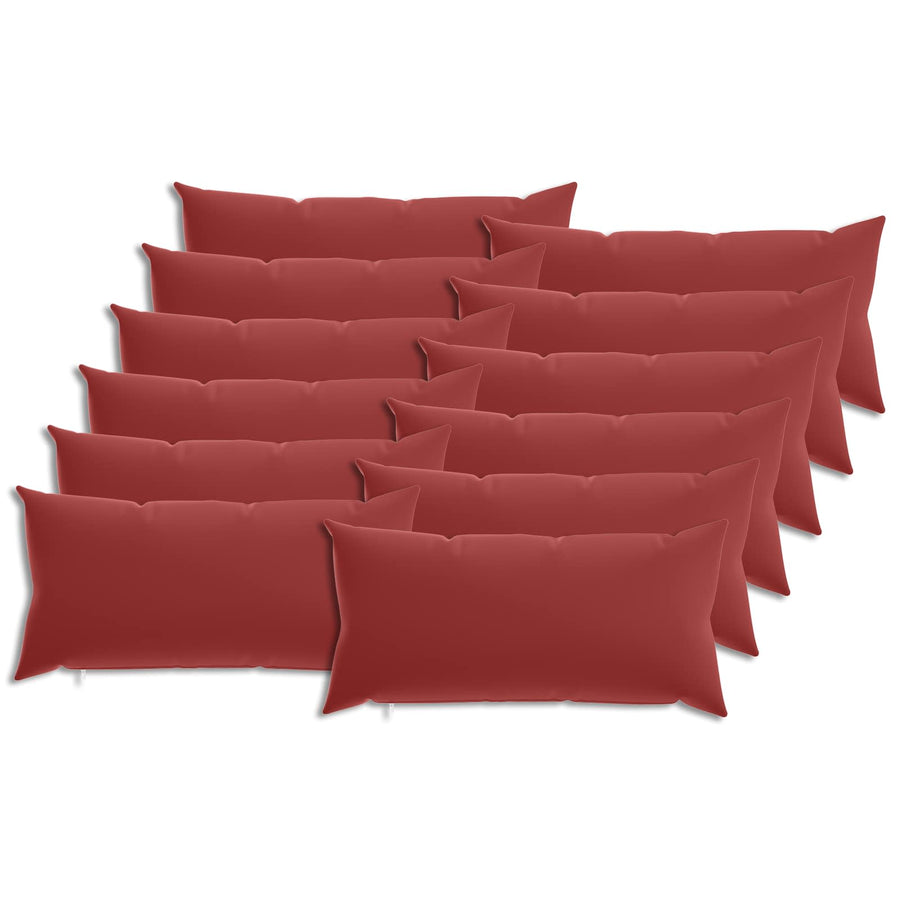 Kussensloop 12 pcs HEERLEN Wijnrood 40 x 80 cm Polyester