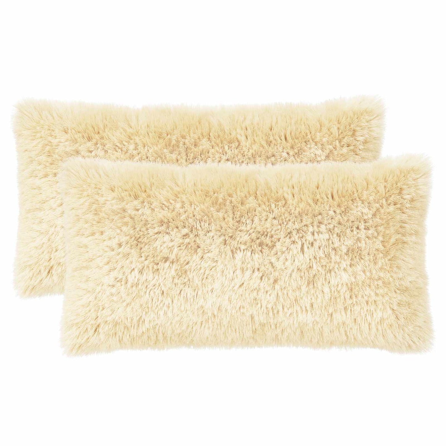Kussensloop 2 pcs HEERLEN Crèmekleurig 40 x 80 cm PV Fleece