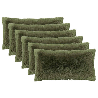 Kussensloop 6 pcs HEERLEN Groen 40 x 80 cm PV Fleece