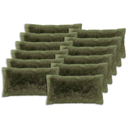 Kussensloop 40 x 80 cm groen 12 stuks
