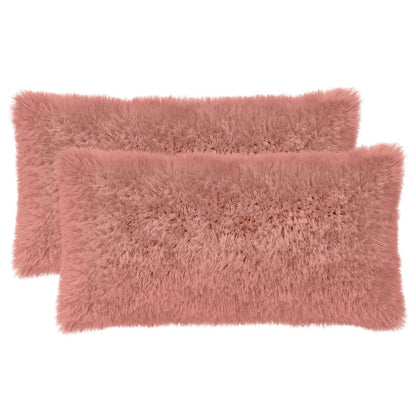 Kussensloop 2 pcs HEERLEN Roze 40 x 80 cm PV Fleece