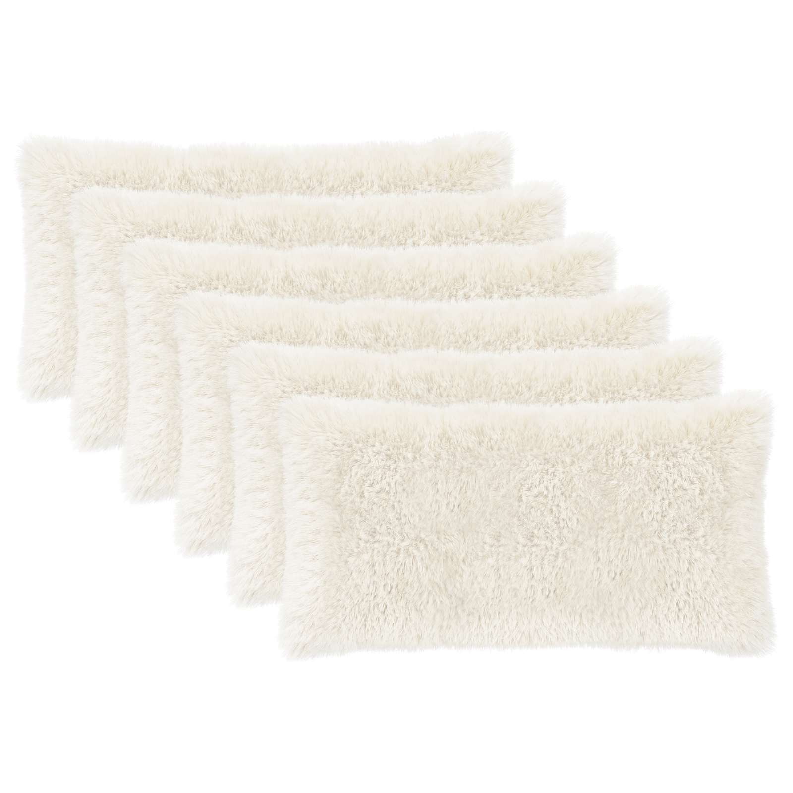 Kussensloop 6 pcs HEERLEN Wit 40 x 80 cm PV Fleece