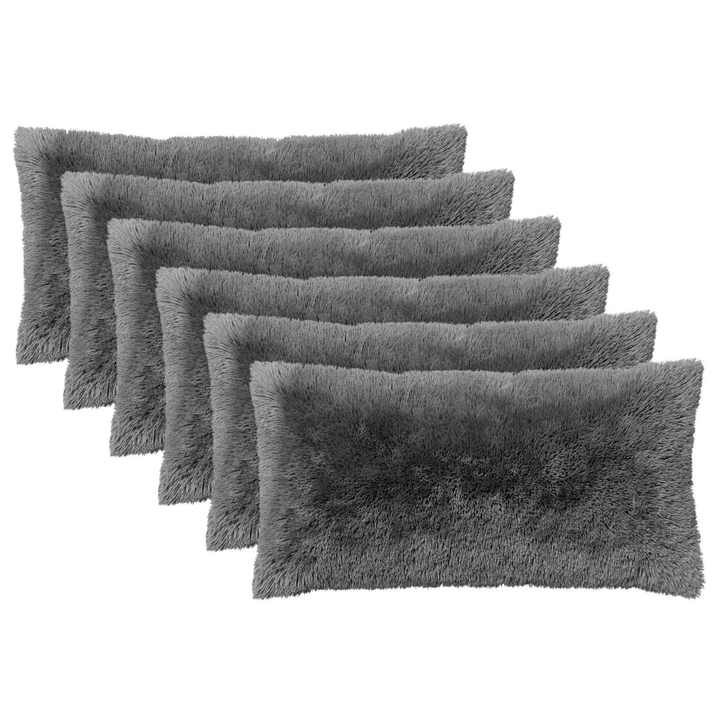 Kussensloop 6 pcs HEERLEN Lichtgrijs 40 x 80 cm PV Fleece