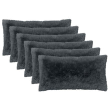 Kussensloop 6 pcs HEERLEN Antracietkleurig 40 x 80 cm PV Fleece